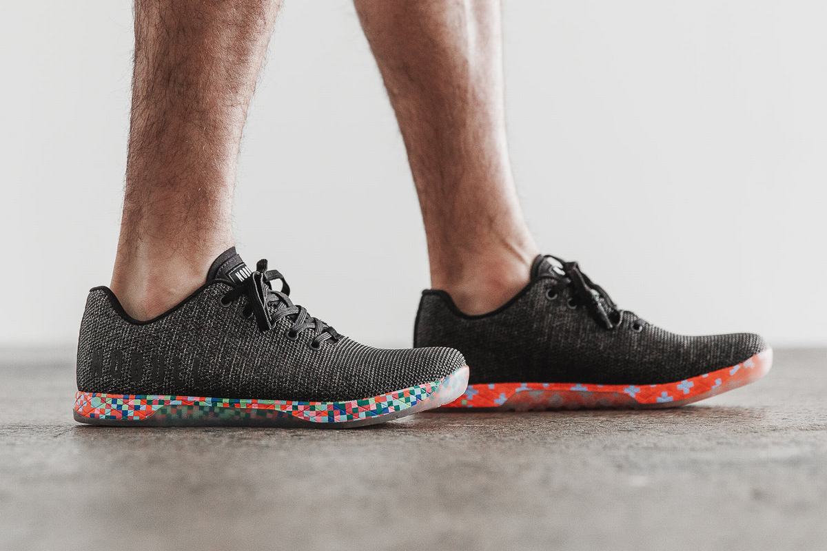 Nobull Superfabric Men's Trainers Black | Australia (VY2063)